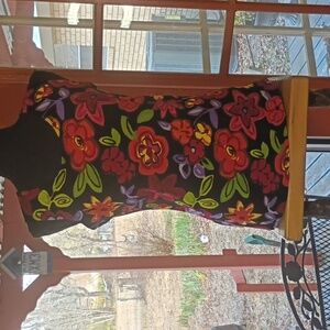 3/$25 Bright Colors Floral Tank Style Top By Choices